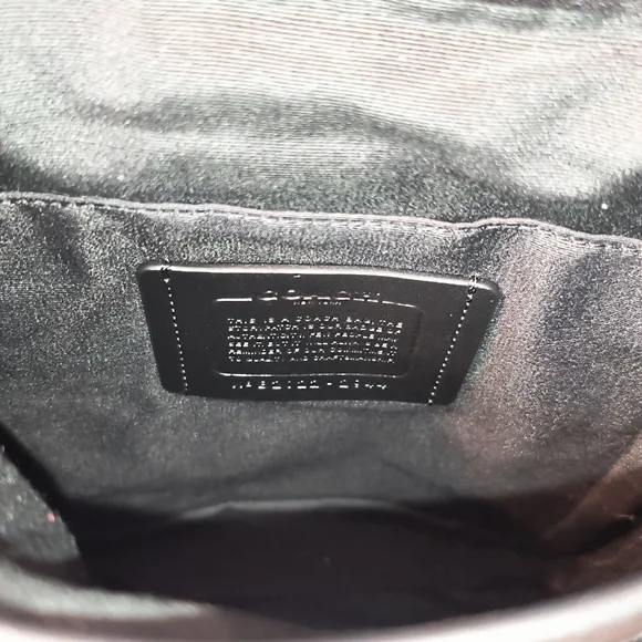 Coach Ranger Mini Pack Backpack – Black Leather - Picture 7 of 11